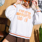 UT Longhorns Plaid Letter Sweatshirt