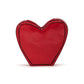 Red Heart Shaped Ceramic Vase