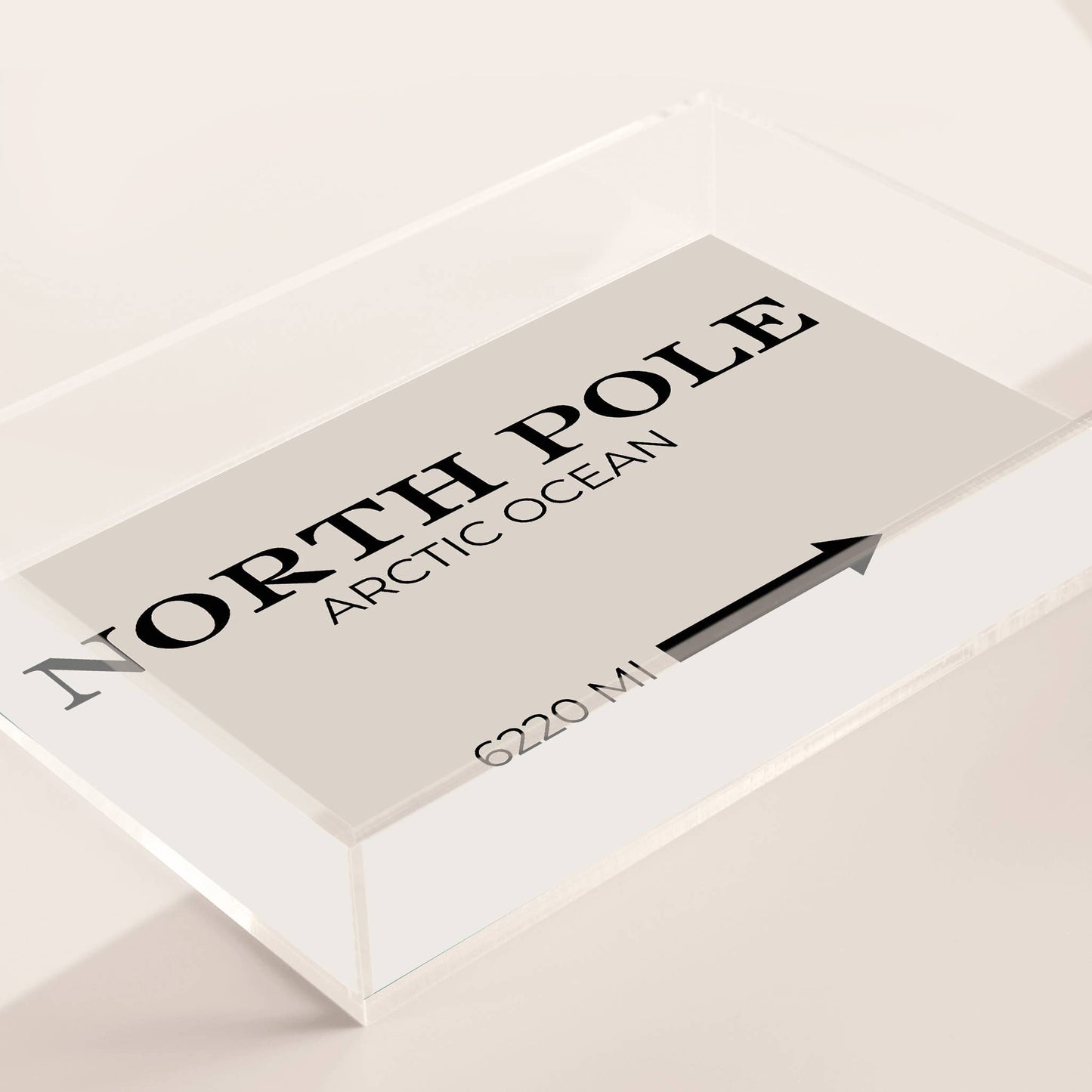 North Pole Small Tray