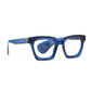 DREW | TRANSPARENT NAVY BLUE | Progressive Blue Light