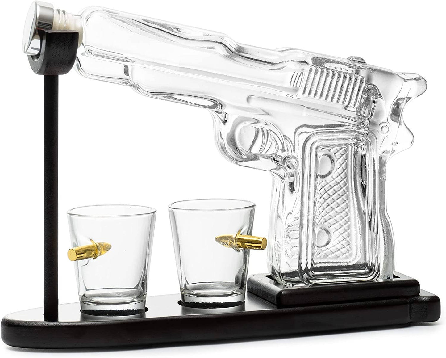 Pistol Gun Decanter Set