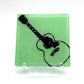 Acoustic Guitar Fused Glass Coaster