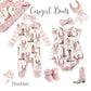 Western Cowgirl Boots Baby Cotton Romper