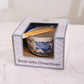 Blue Dragon Hand-Painted Bowl with Chopsticks (18 oz)