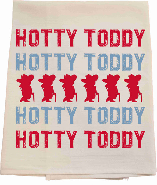 Ole Miss Hotty Toddy Silhoette Tea Towel