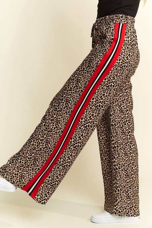 Leopard Print Trouser Pants
