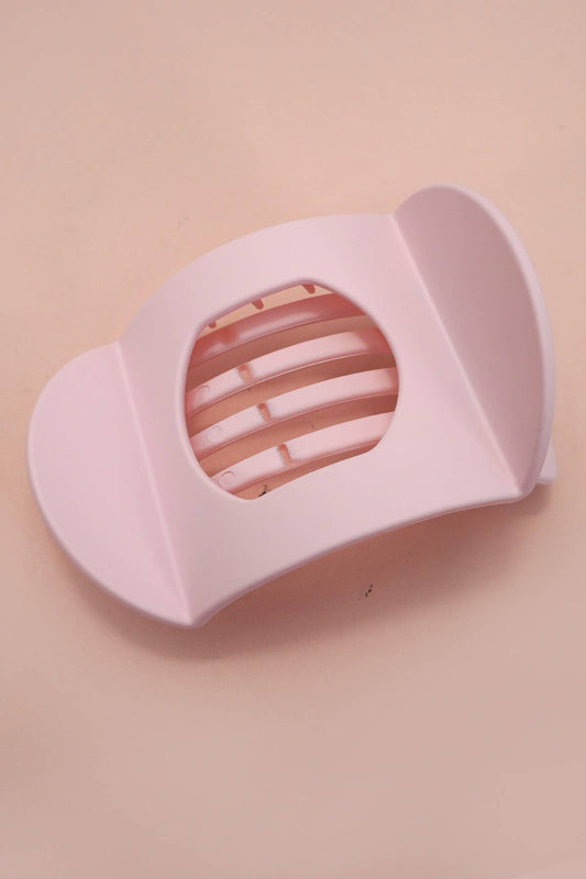 Lay Flat Large Hair Claw Clips Pink