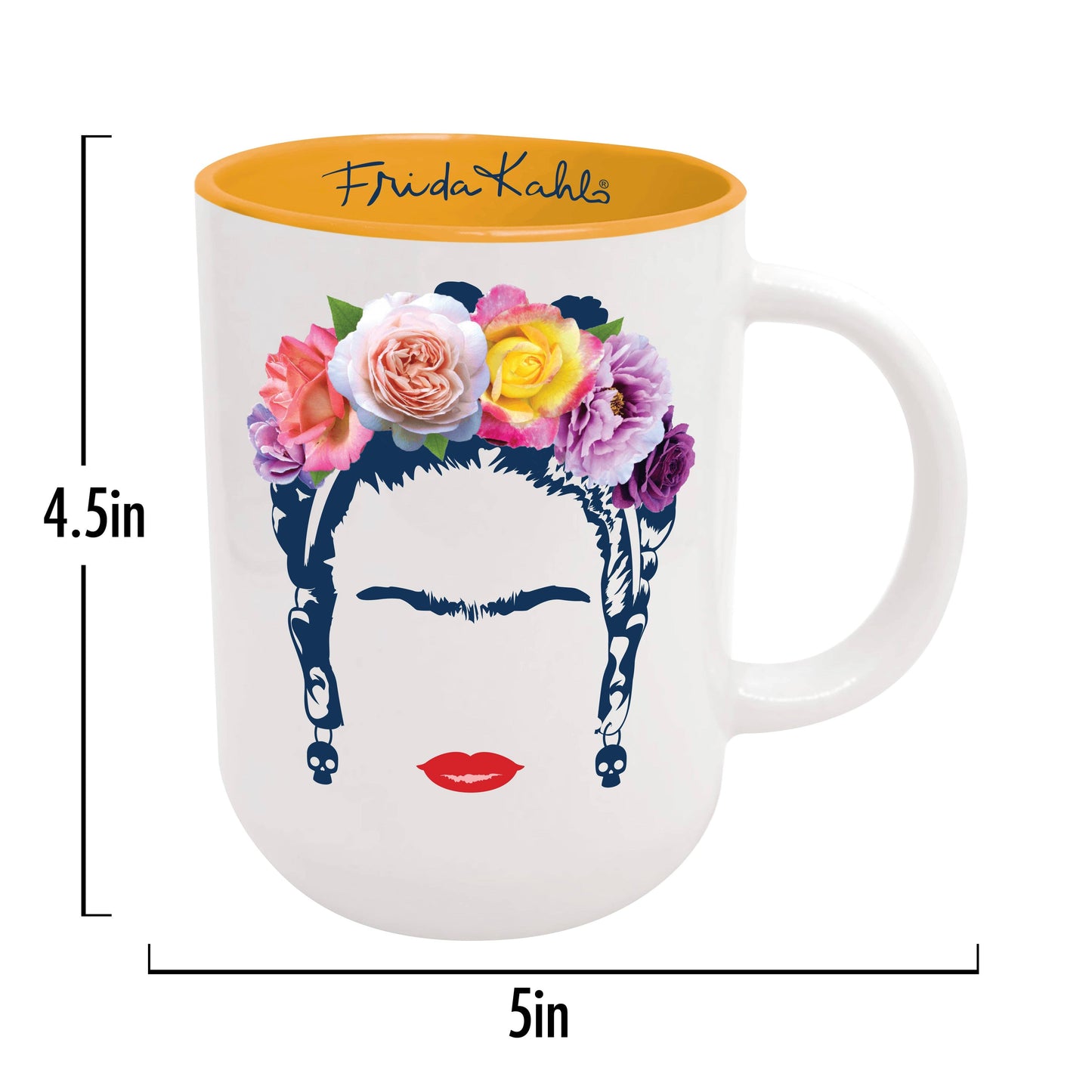 Frida Minimalist 20 oz Cappuccino Mug (wht)