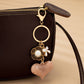 BAG CHARM KEY CHAIN-SWIRL HEART
