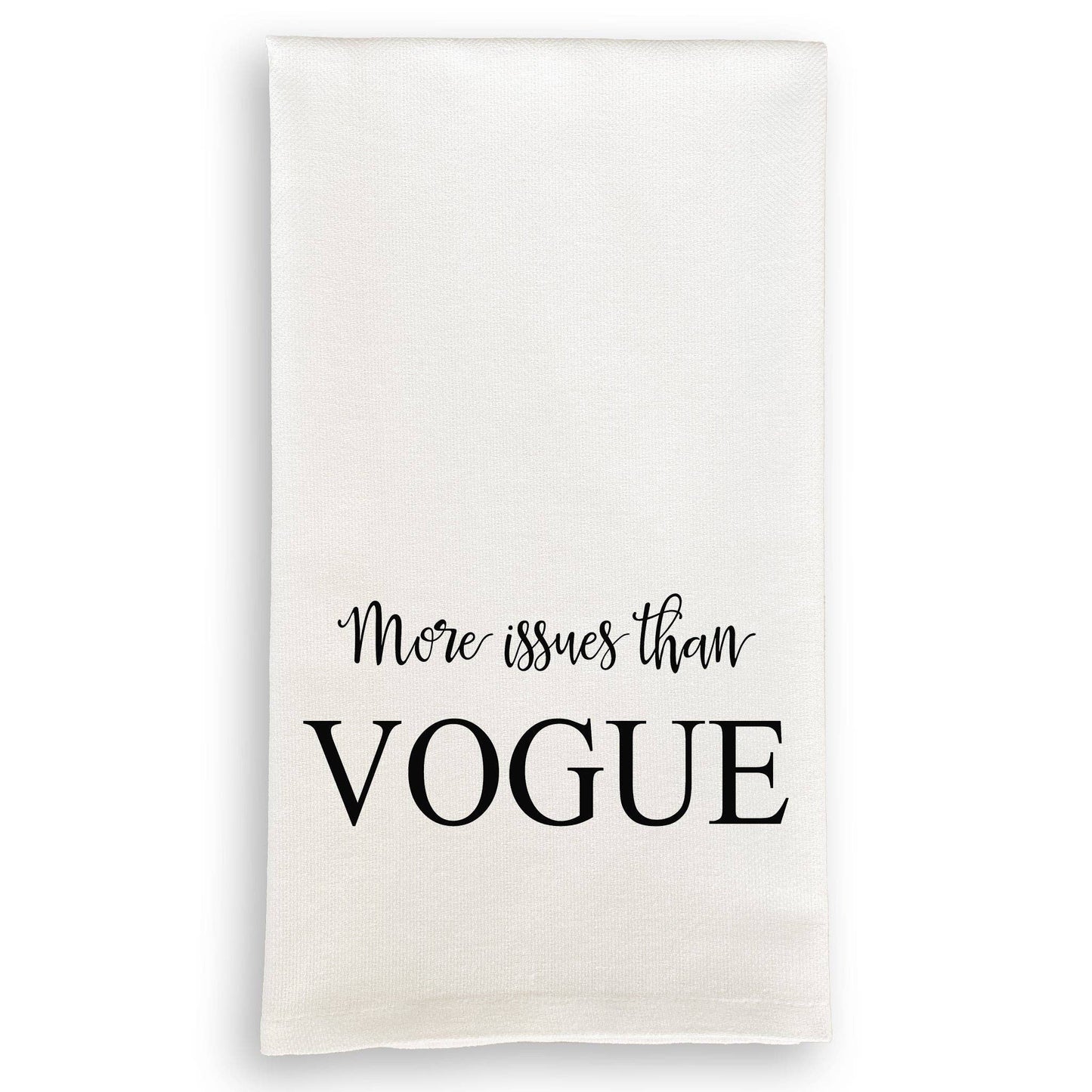 More Issues Than Vogue: Dishtowel