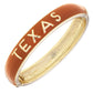 Texas Longhorns Enamel Hinge Bangle