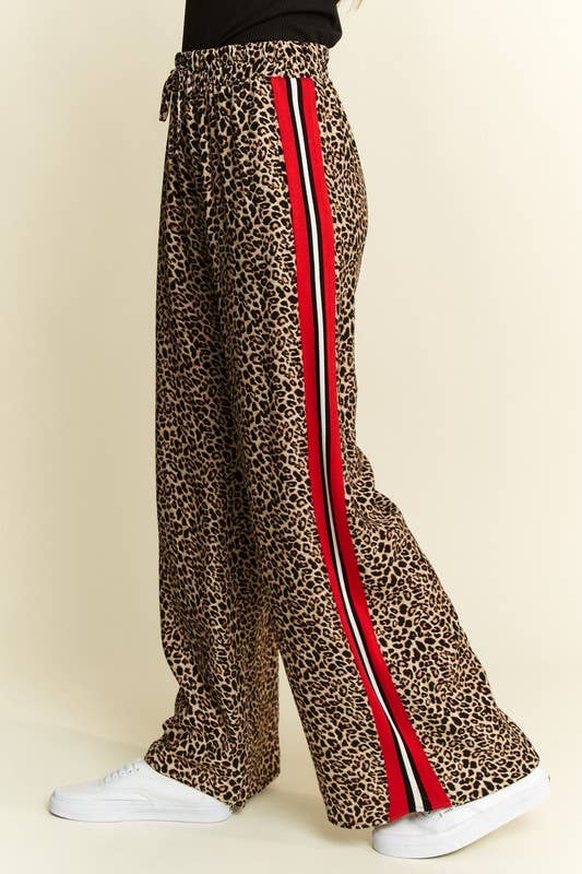 Leopard Print Trouser Pants