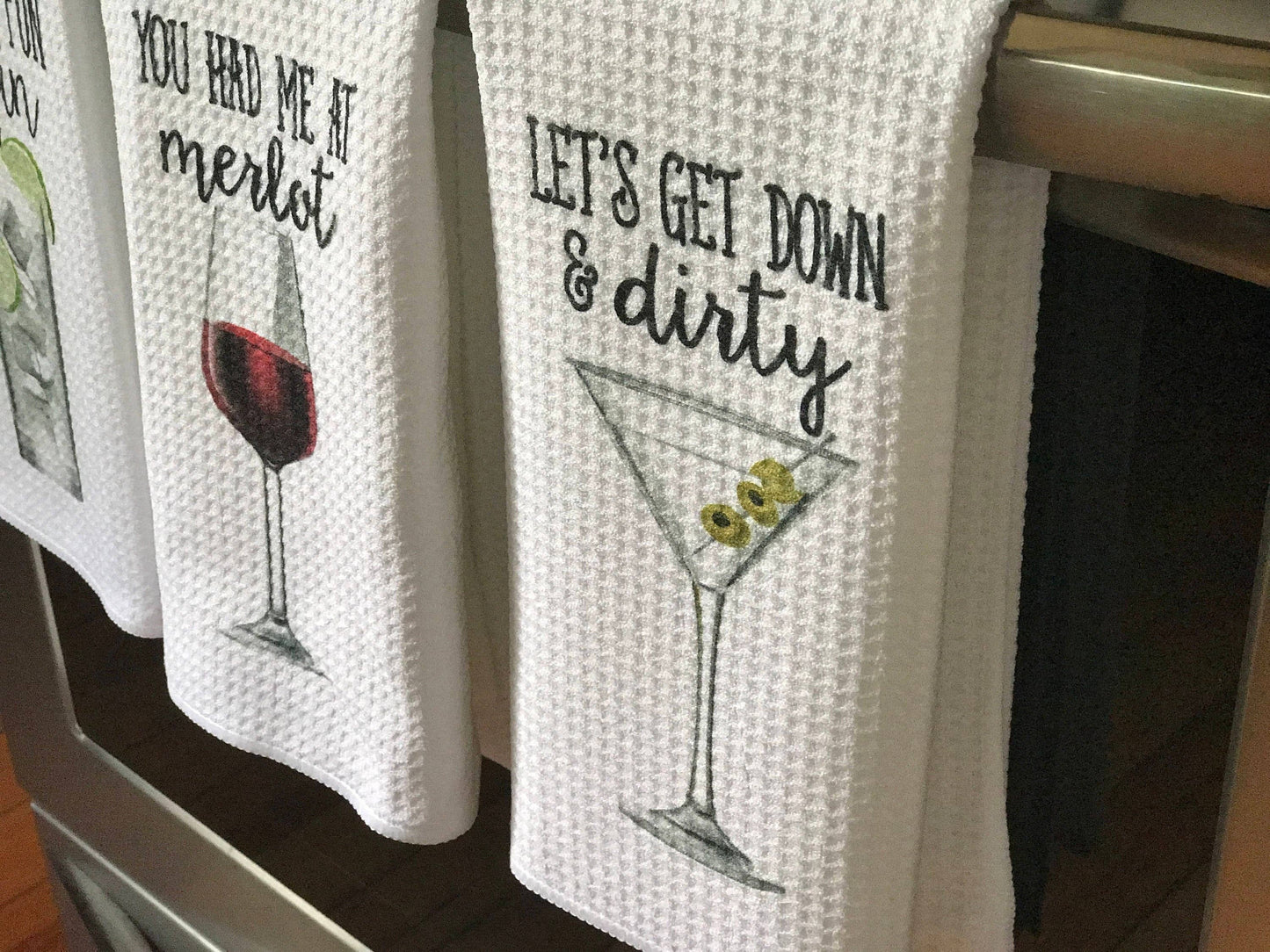 Alcohol Bar Towels: Hit Me W/ Best Shot