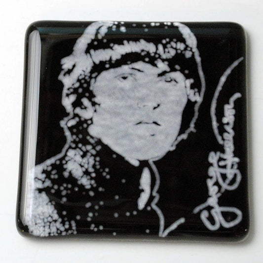 George Handmade Fused Glass Coaster