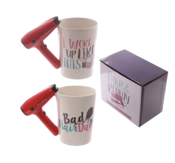 Hair Dryer Ceramic Mug: Style A