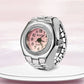 Ring  Watch  CIRCLE SILVER PINK