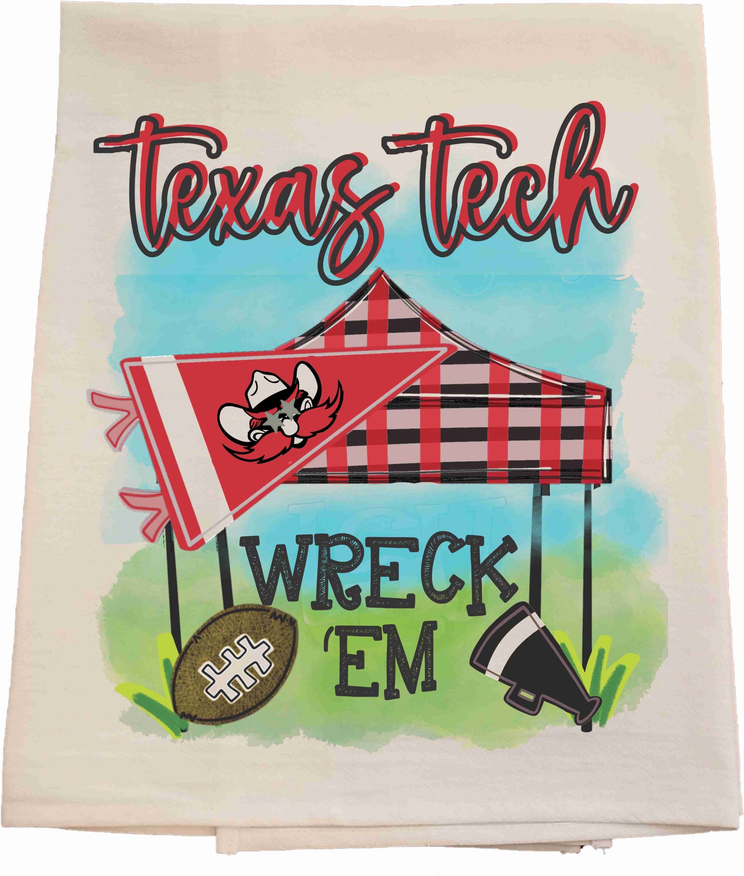 Texas Tech Tailgate Tent Tea Towels