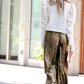 Silver Wide Leg Pants