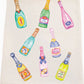 Champagne Art Tea Towel