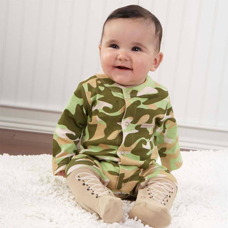 Big Dreamzzz Baby Camo 2-Piece Layette Set