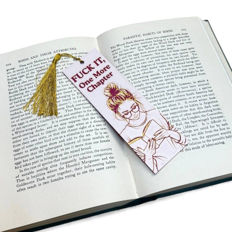 Fuck It, One More Chapter 3D Bookmark
