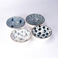 Nippon Blue 4 Piece Rice Set of 10oz 4.5"D Bowl Gift Set (1/12)