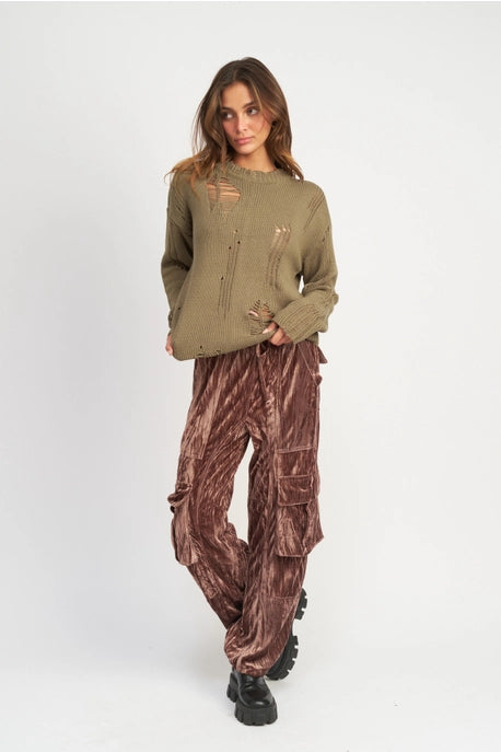 Velvet Cargo Pants