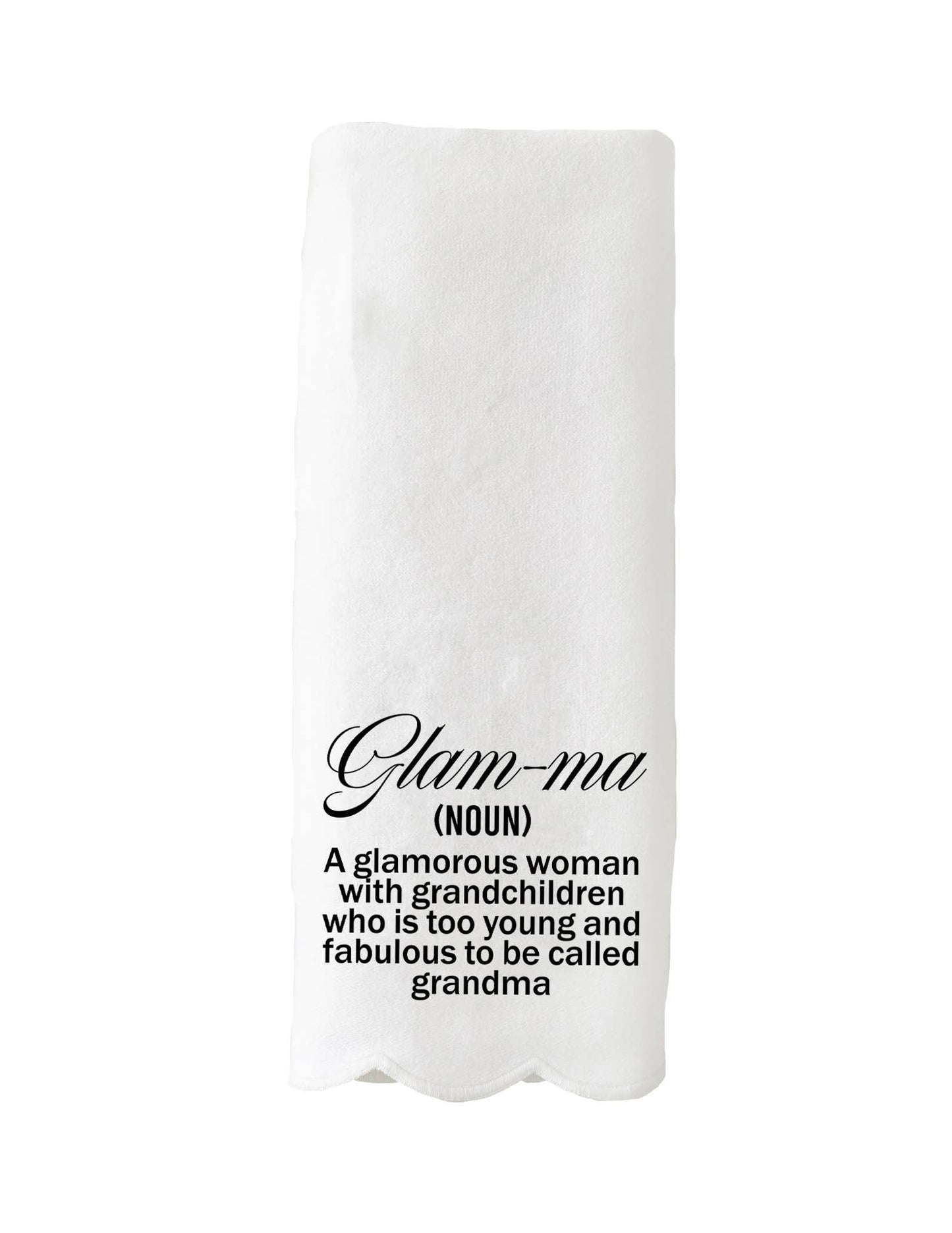 Scalloped Guest Towel - Glamma