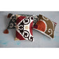 Cotton Lumbar Pillow Suzani Embroidery & Tassels