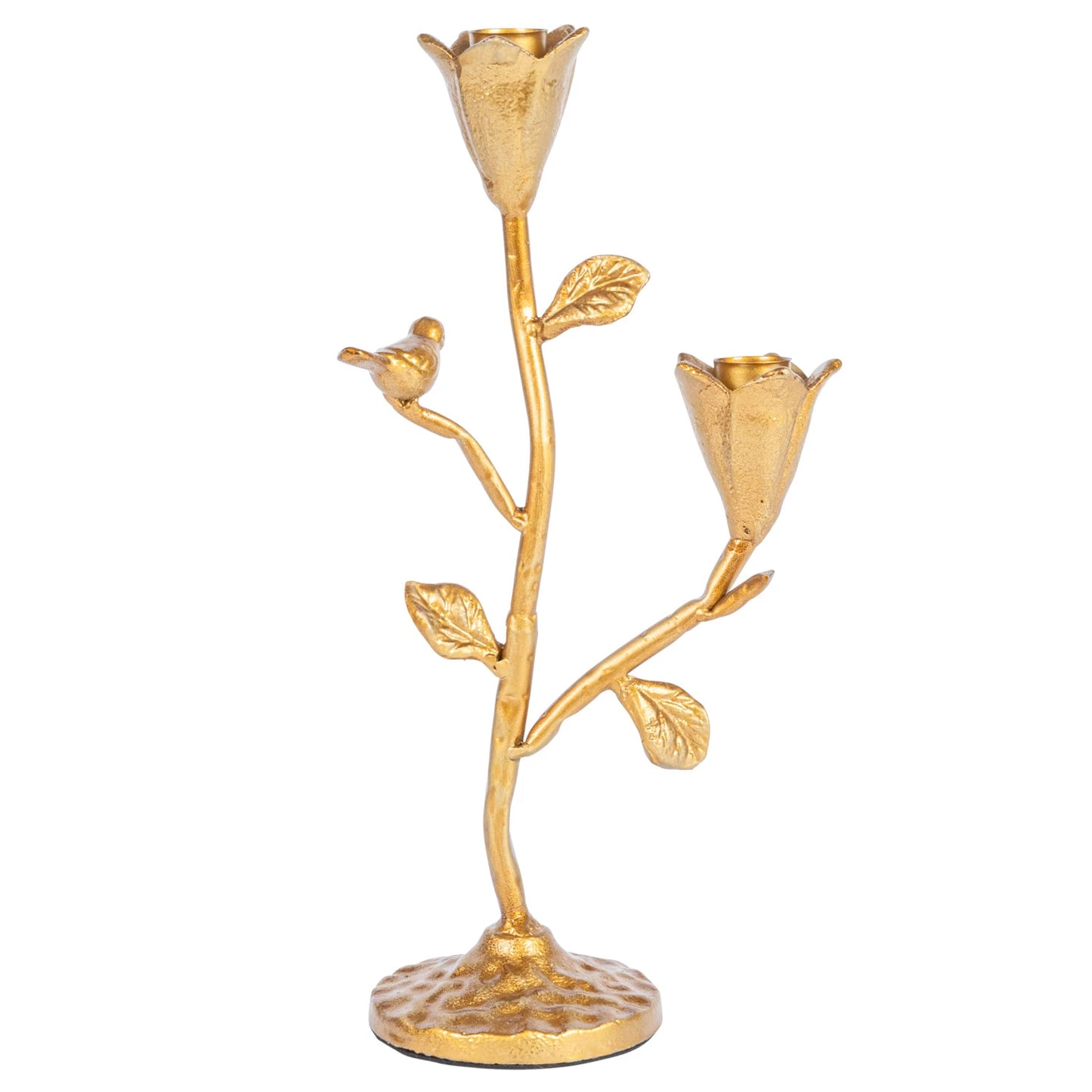 Cast Iron Candelabra Gold