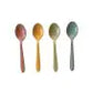4 Enameled Stainless Steel Spoons