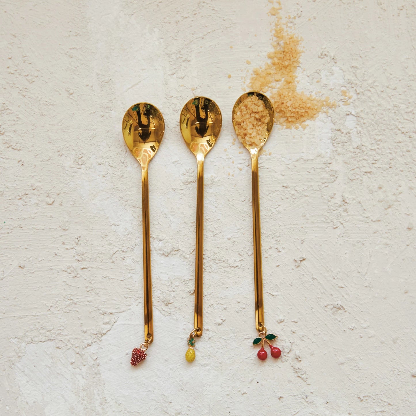 Stainless Steel Spoon w/  Charm