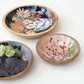 Enameled Mango Wood Bowls Set of 3