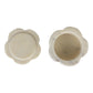 Marble Scalloped Stackable Pinch Pots w/ Lid, Set of 2