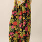 Floral-Print Wide-Leg Drawstring Pants