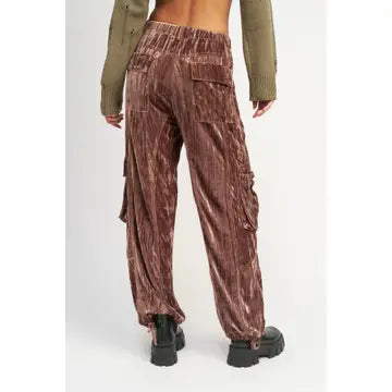 Velvet Cargo Pants