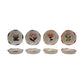 Hand-Painted Stoneware Dish, 4 Styles