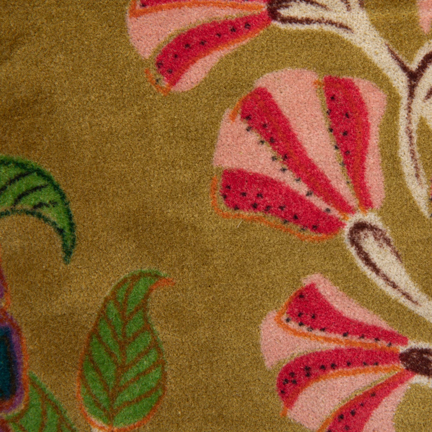 20" Square Cotton Blend Velvet Printed Pillow (Each Will Vary)