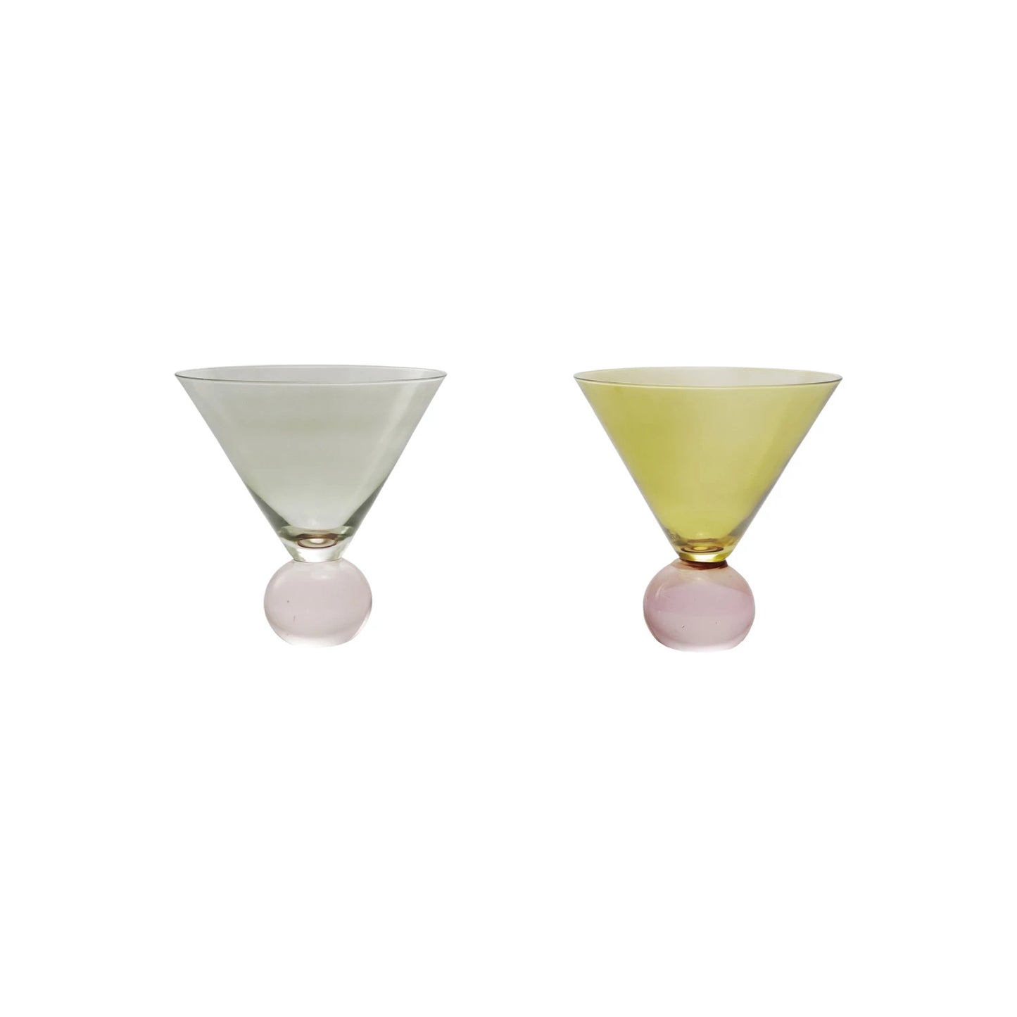Two Tone Martini Glass