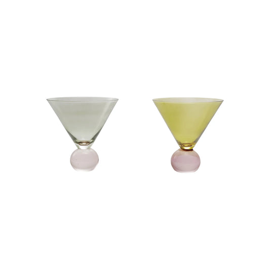 Two Tone Martini Glass