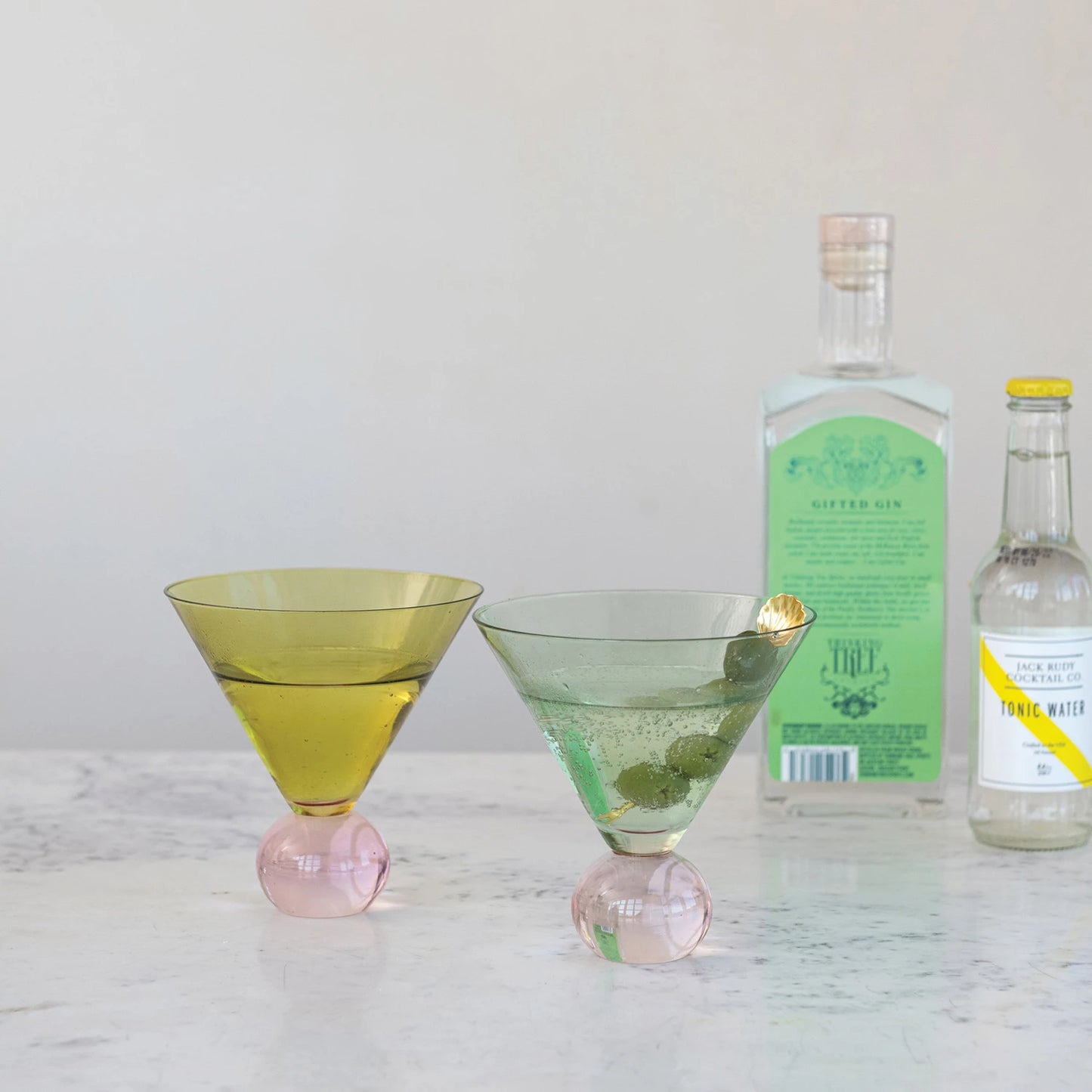 Two Tone Martini Glass