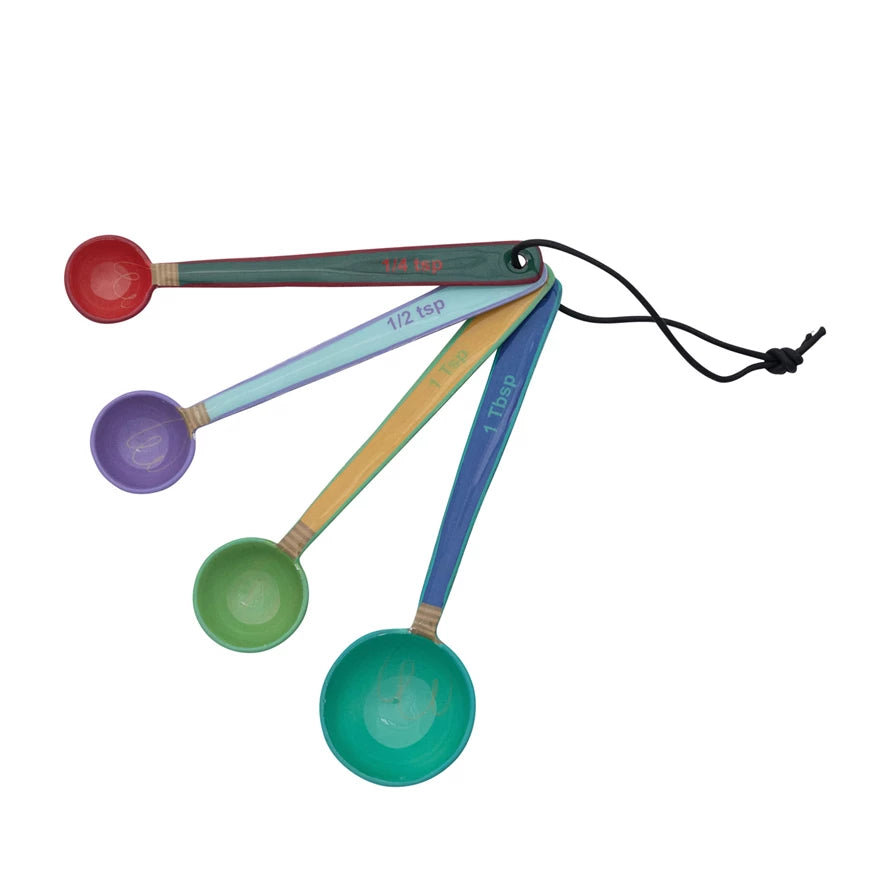 Enamled Stainless Measuring Spoons