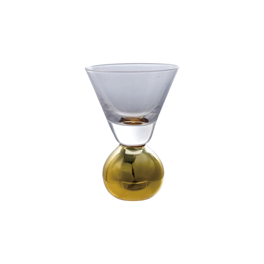 Gold Ball Shot Glass