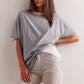 FREE PEOPLE  Nina Tee Heather Grey