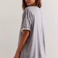 FREE PEOPLE  Nina Tee Heather Grey