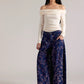 Free People Baggy Trouser Jean Flocked Meadow Floral