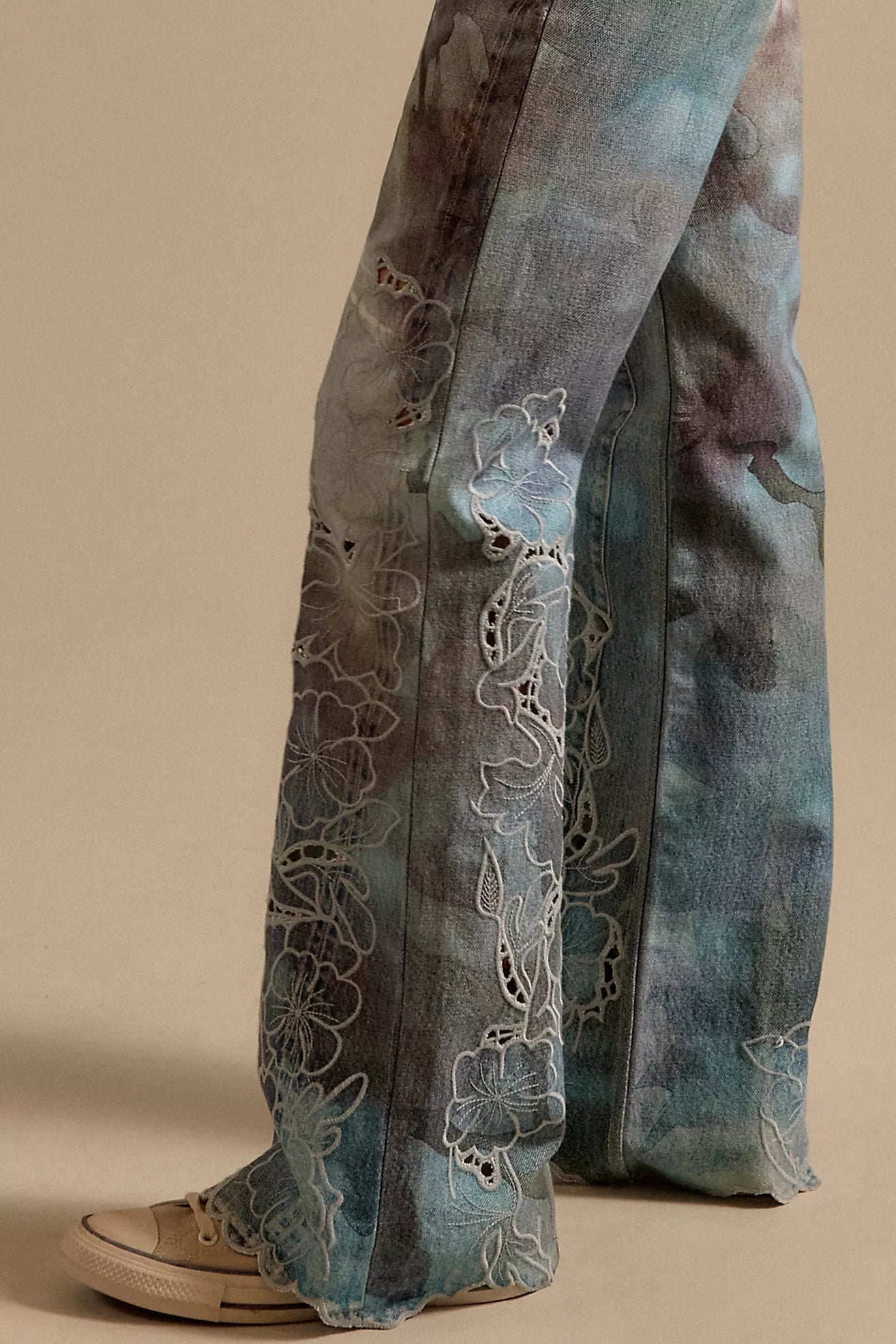 Free People WestCoast Illusions and Cutwork Jeans