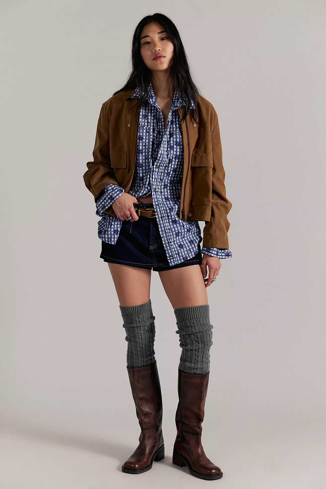 We The Free Camo Flower Shirt