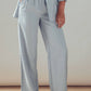 Dew Blue Open Front Soft Tailored Blazer