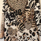 Love Is Wild Animal Print Blazer O/S